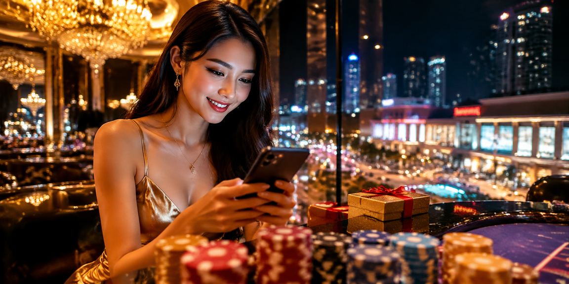 Pengguna di Johor Bahru menyediakan telefon Android untuk memasang aplikasi 100gm