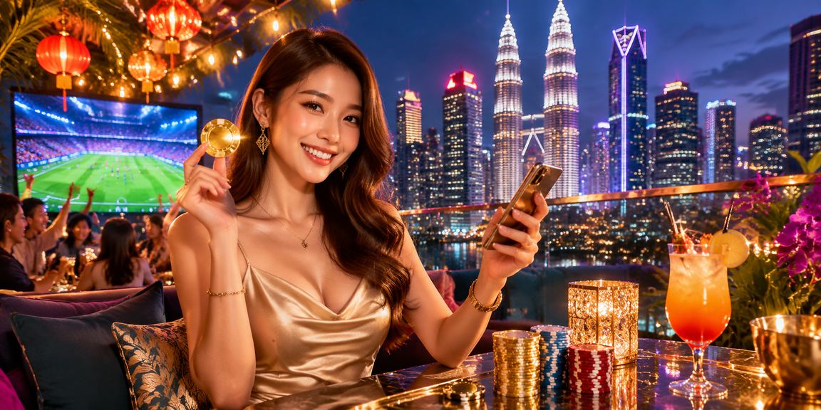 Pengguna menikmati pertaruhan bola sepak dalam talian melalui platform 100gm di Kuala Lumpur