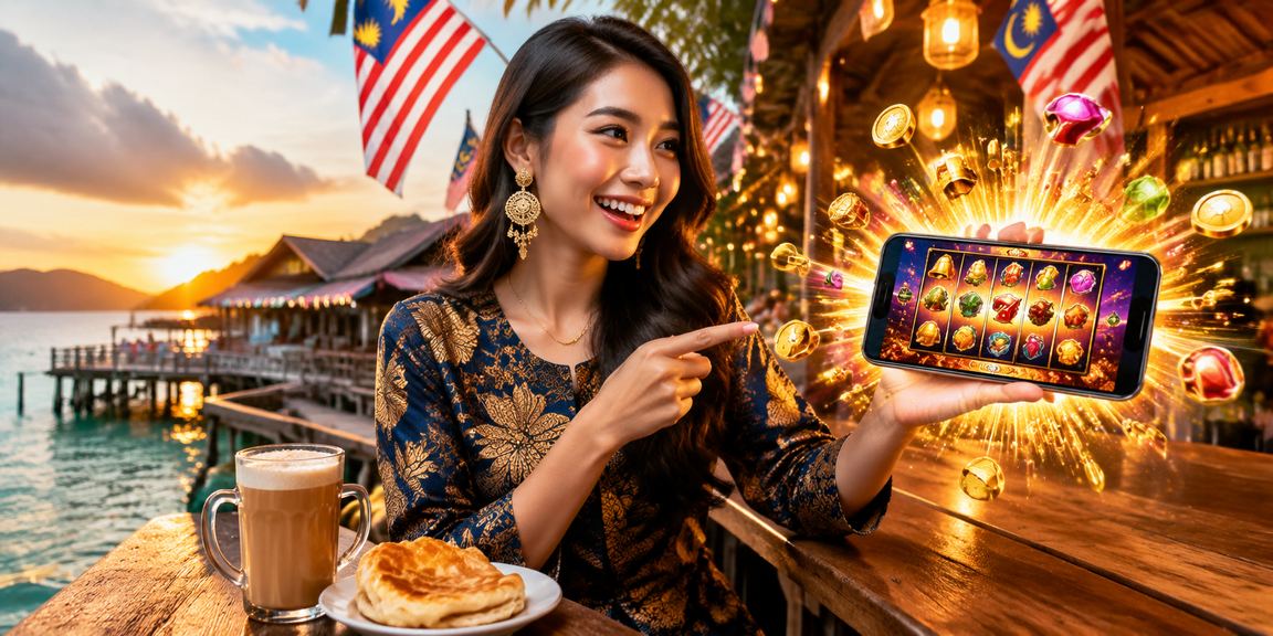 Pemain slot mudah alih dari Sabah menikmati permainan dalam talian
